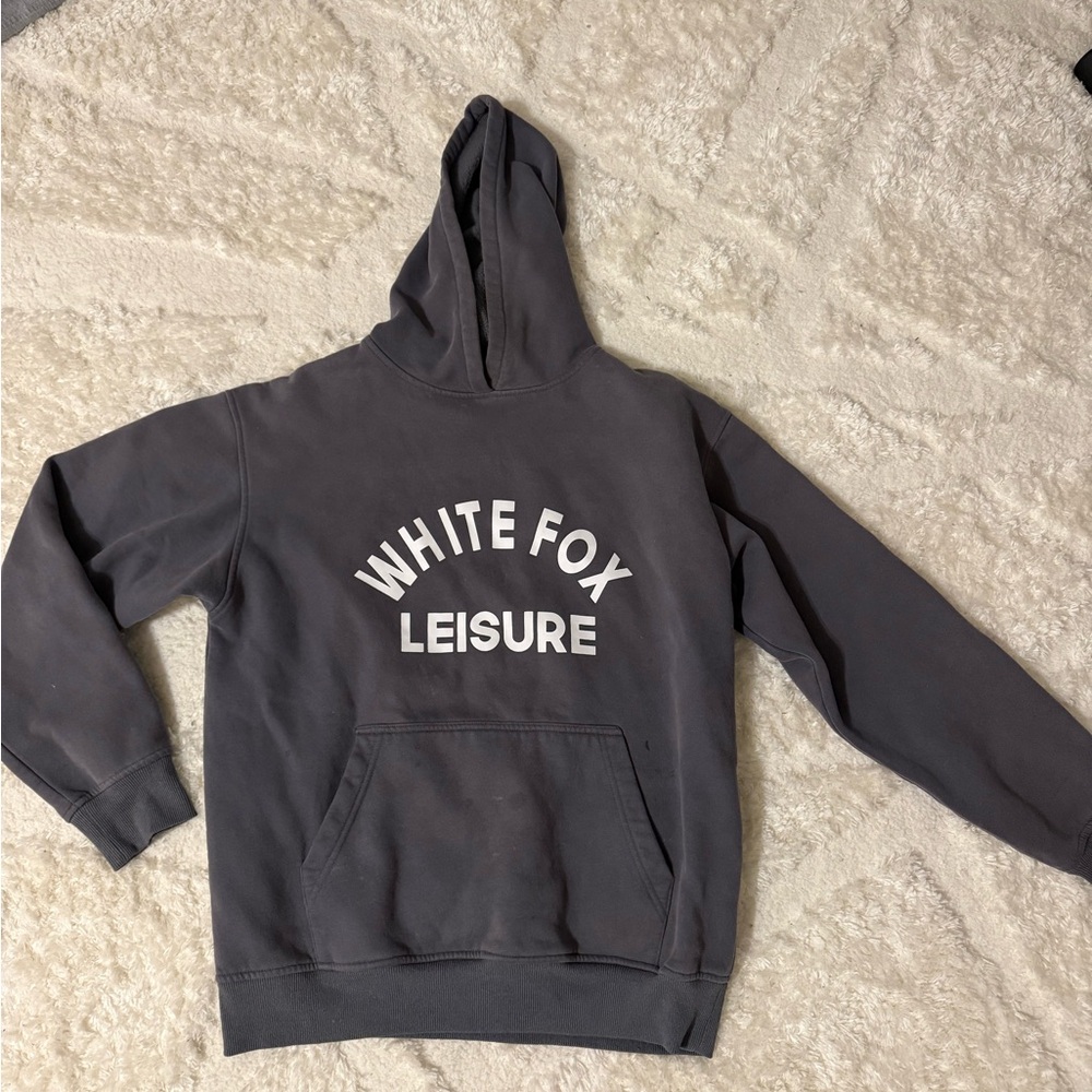 White Fox Boutique Gray Hoodie
